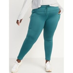 Old Navy High Rise Ultracoze Leggings‎ Darkwater Teal Green Women's Size 2X